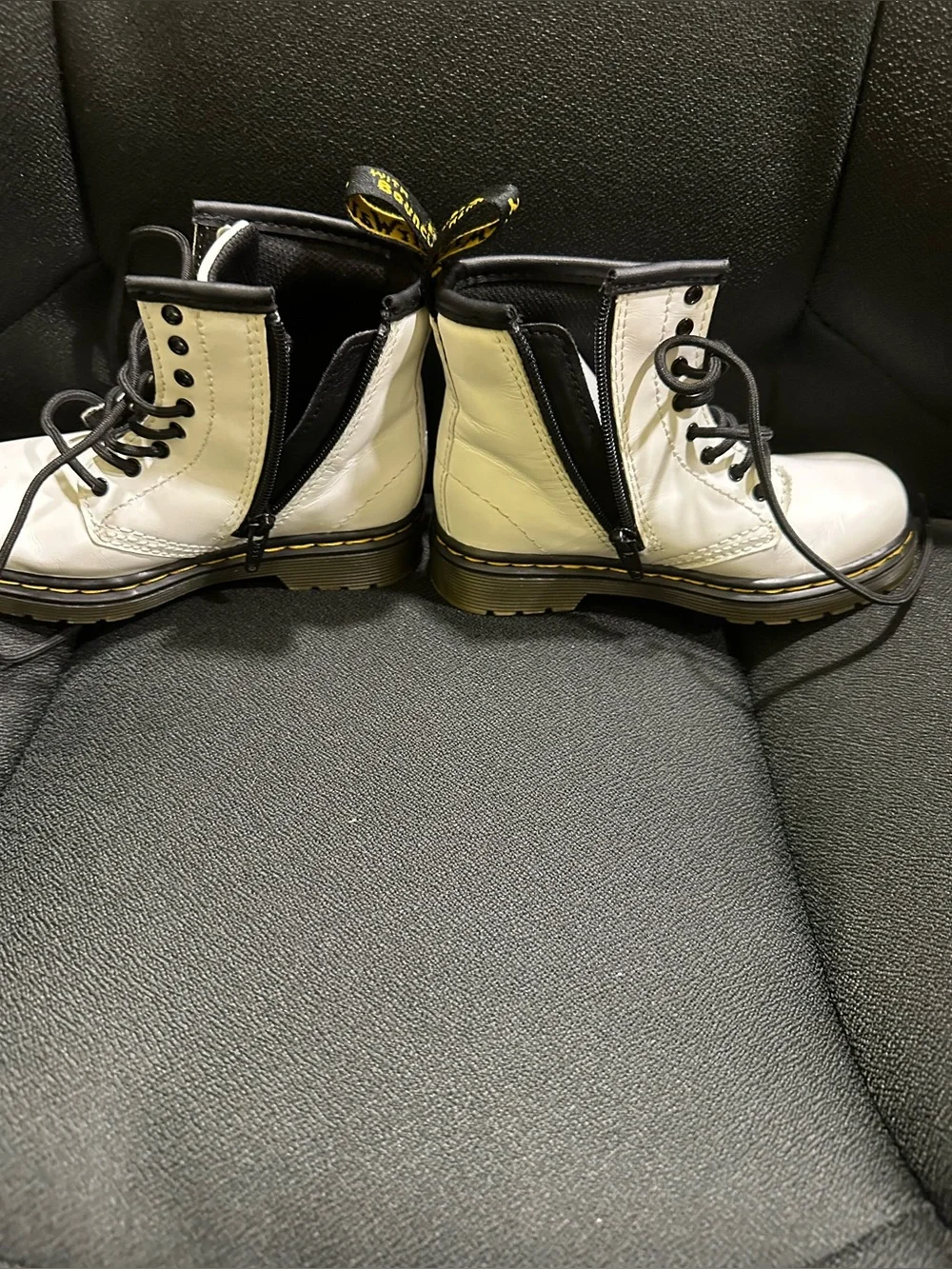 Dr. Martens 1460 T White Leather Boots Toddler Kids Size 8